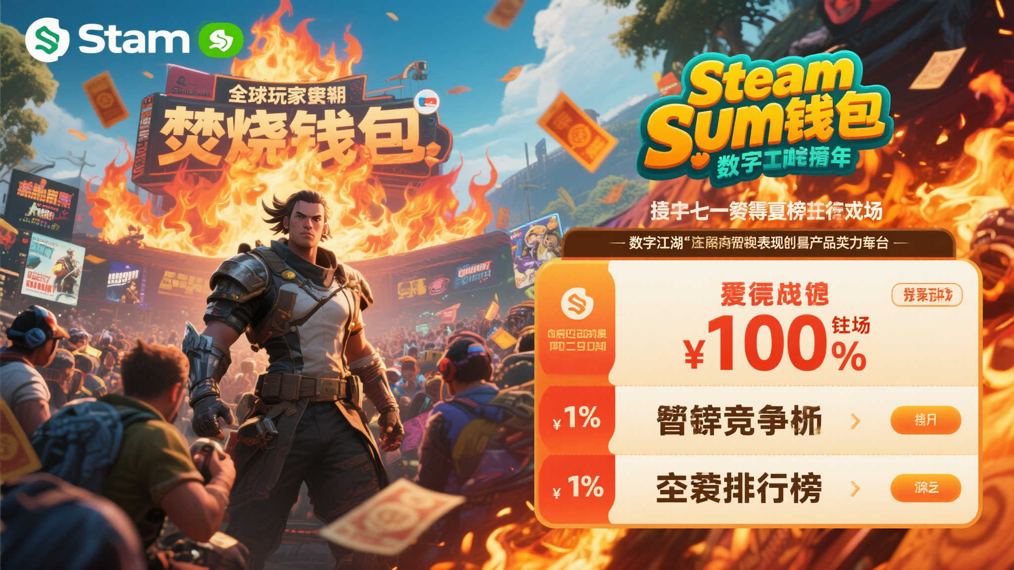 Steam周销榜揭晓：夏季促销激战中，谁将问鼎销售之王？