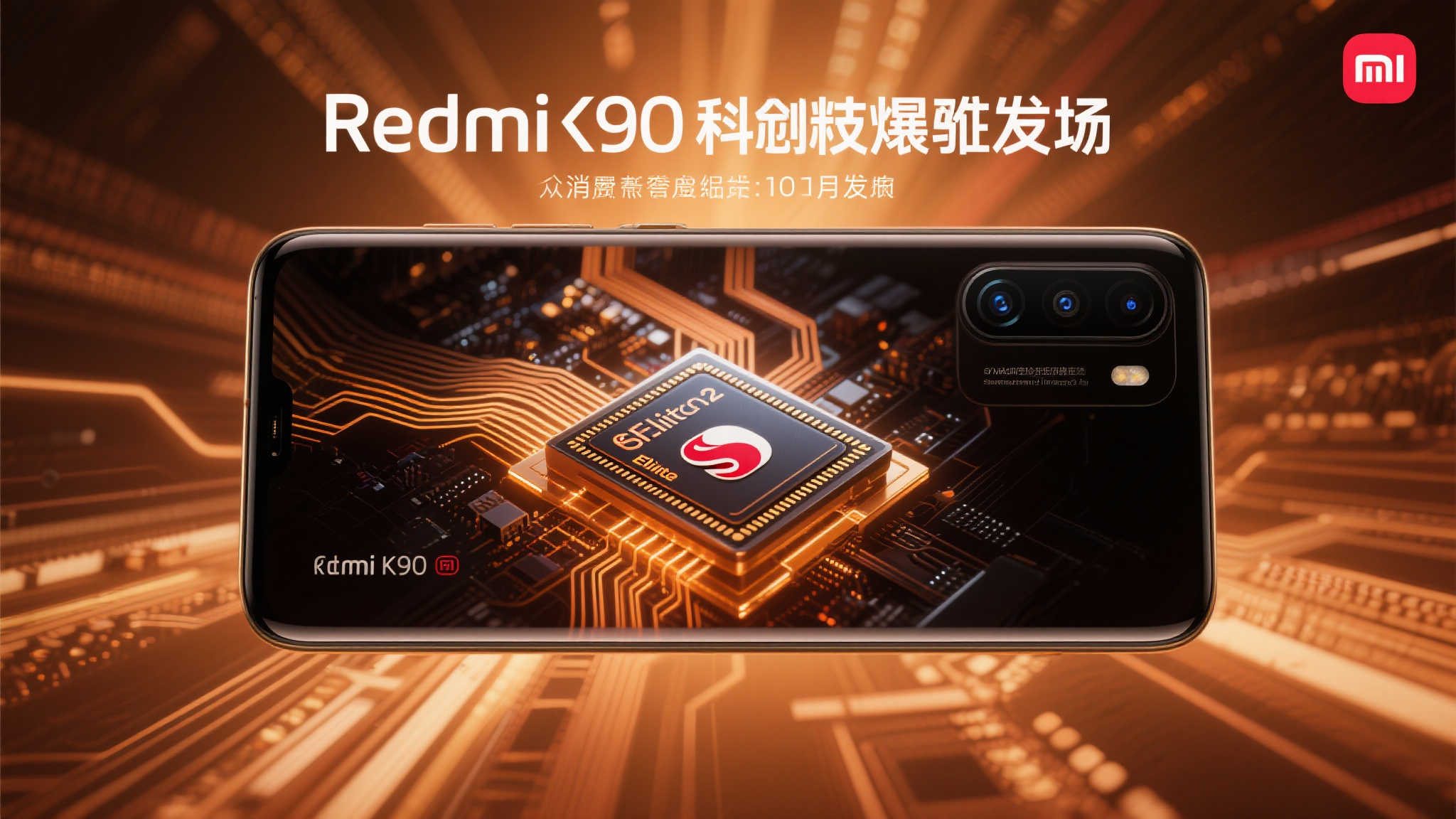 骁龙8 Elite2加持，Redmi K90系列有望10月亮相！