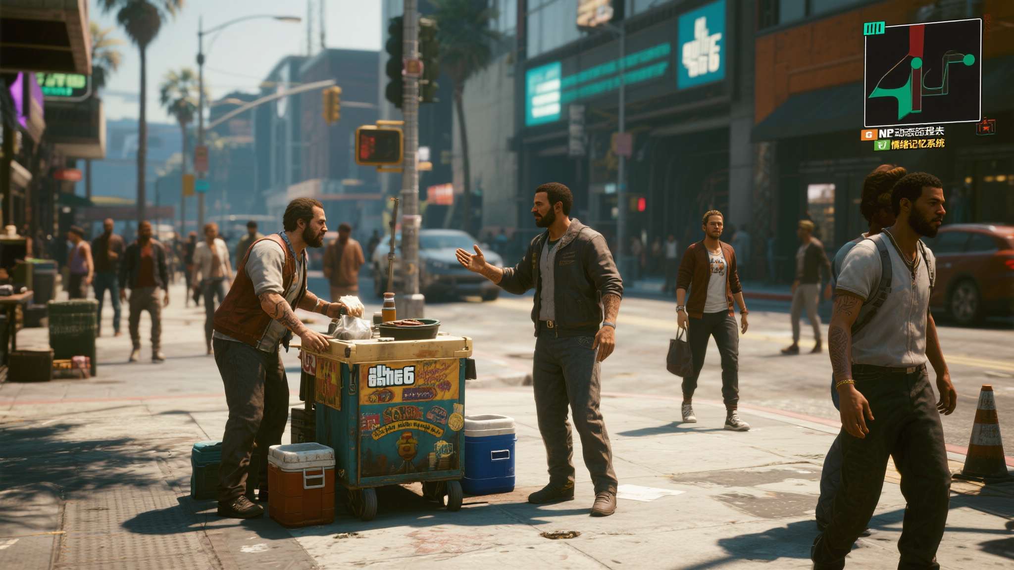 以NPC系统为例：据悉，《GTA6》中的路人NPC将具备动态日程表与情绪记忆系统